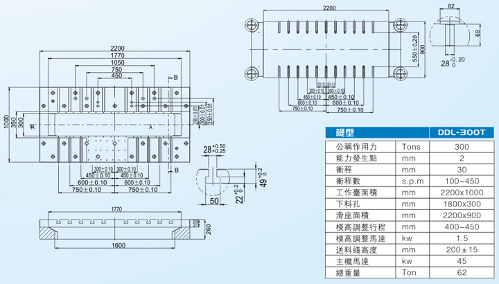 DDL-300T閉式雙點高速精密沖床