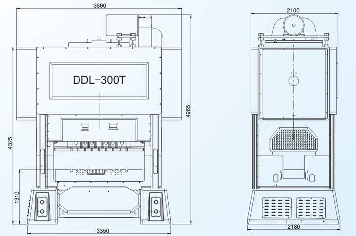 DDL-300T閉式雙點高速精密沖床