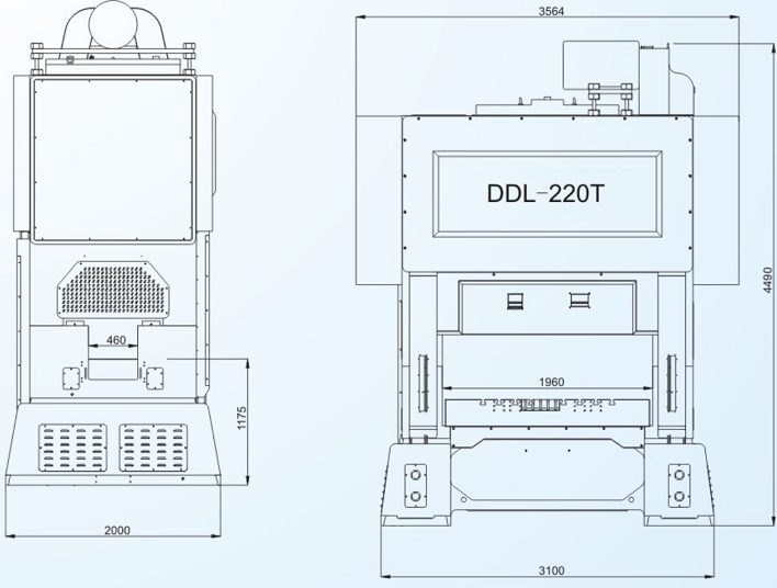 DDL-220T閉式雙點高速精密沖床
