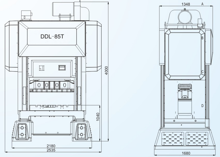 DDL-85T閉式雙點高速精密沖床